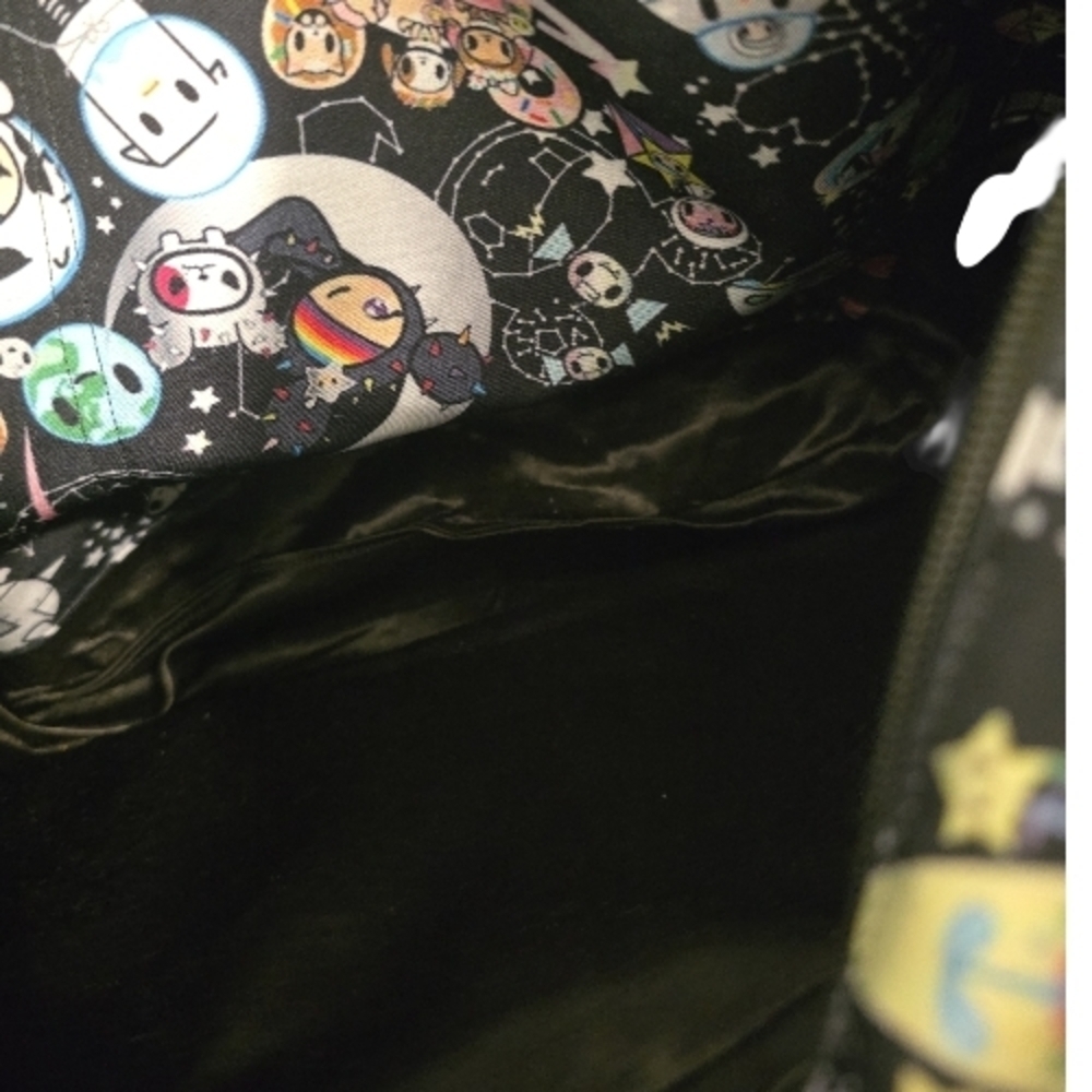 Black Unicorn Galaxy Space Themed Galactic Pony Custom Made Bag - Picture 13 of 13